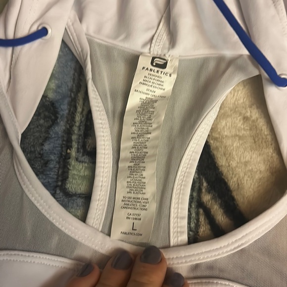 Blue and white hooded sports bar - Picture 3 of 4